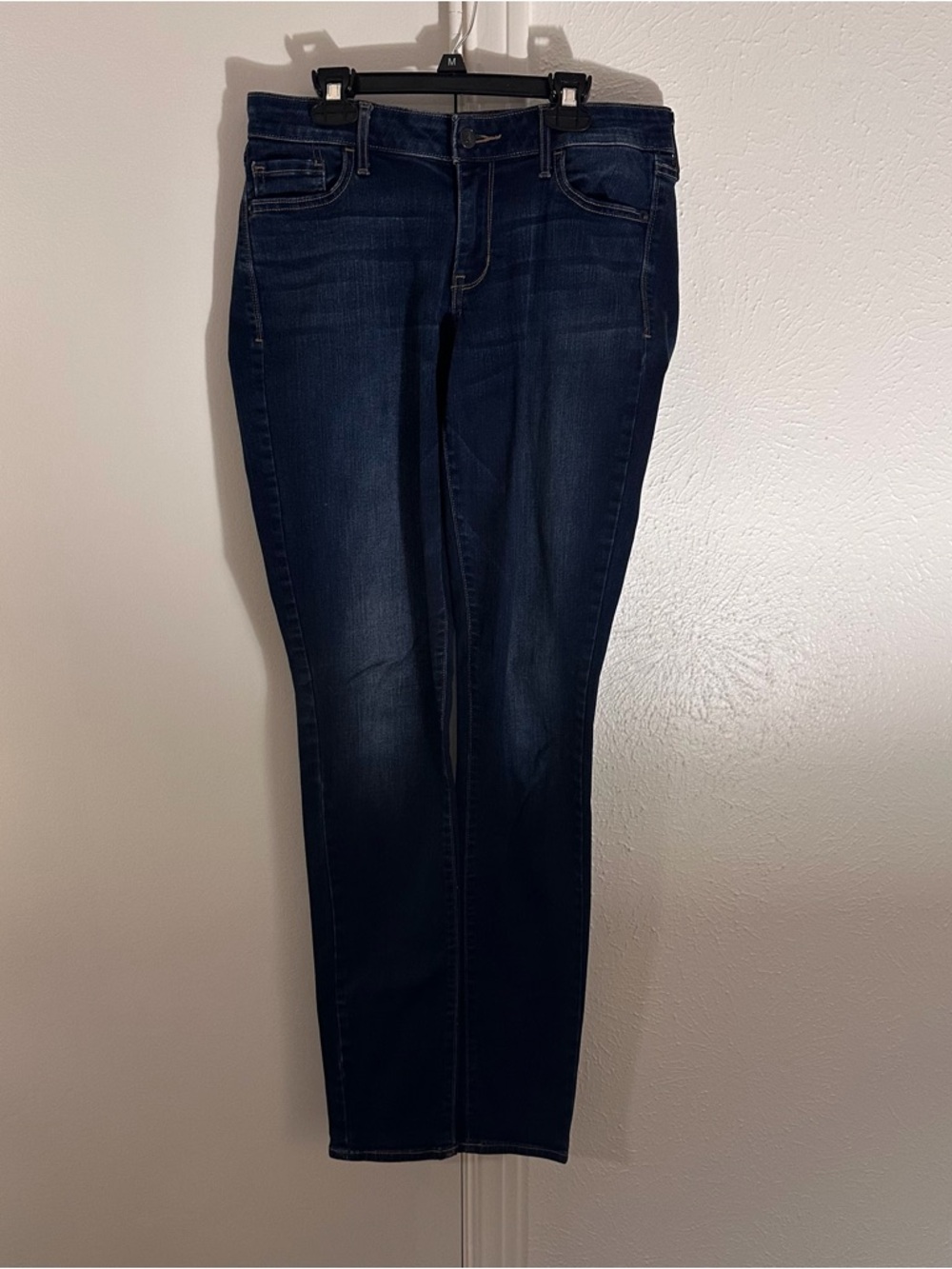 Old Navy Rock Star Women's Skinny Jeans Dark Wash Blue Size 10 Tall